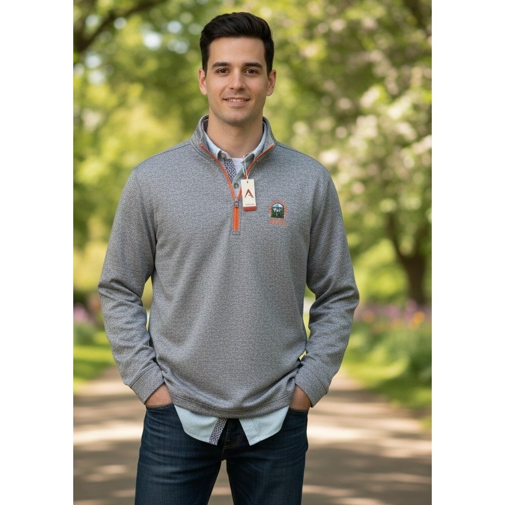 Antigua Tempo Pullover Shirt Lake St. Catherine LSCCC 1/4 Zip Stretch Mens L NWT